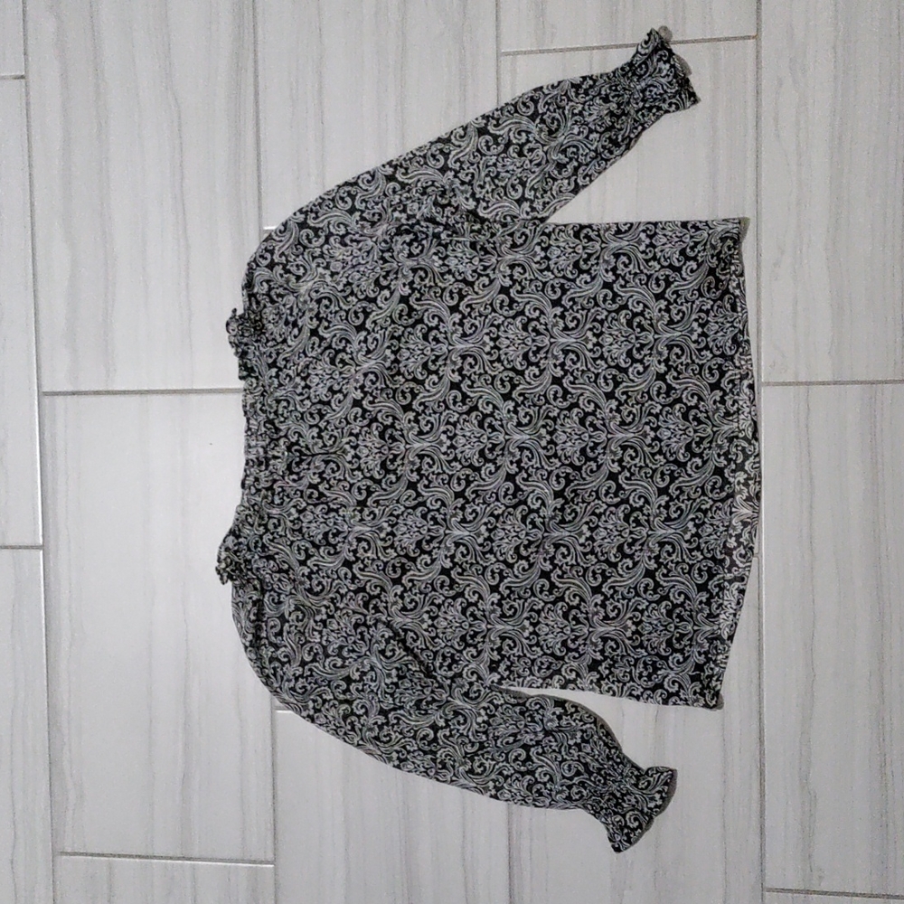 Talbots Long Sleeve Blouse Large